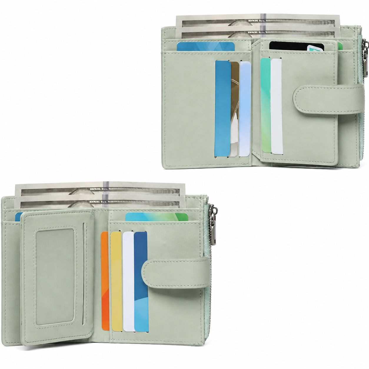 Portefeuille compact multifonction
