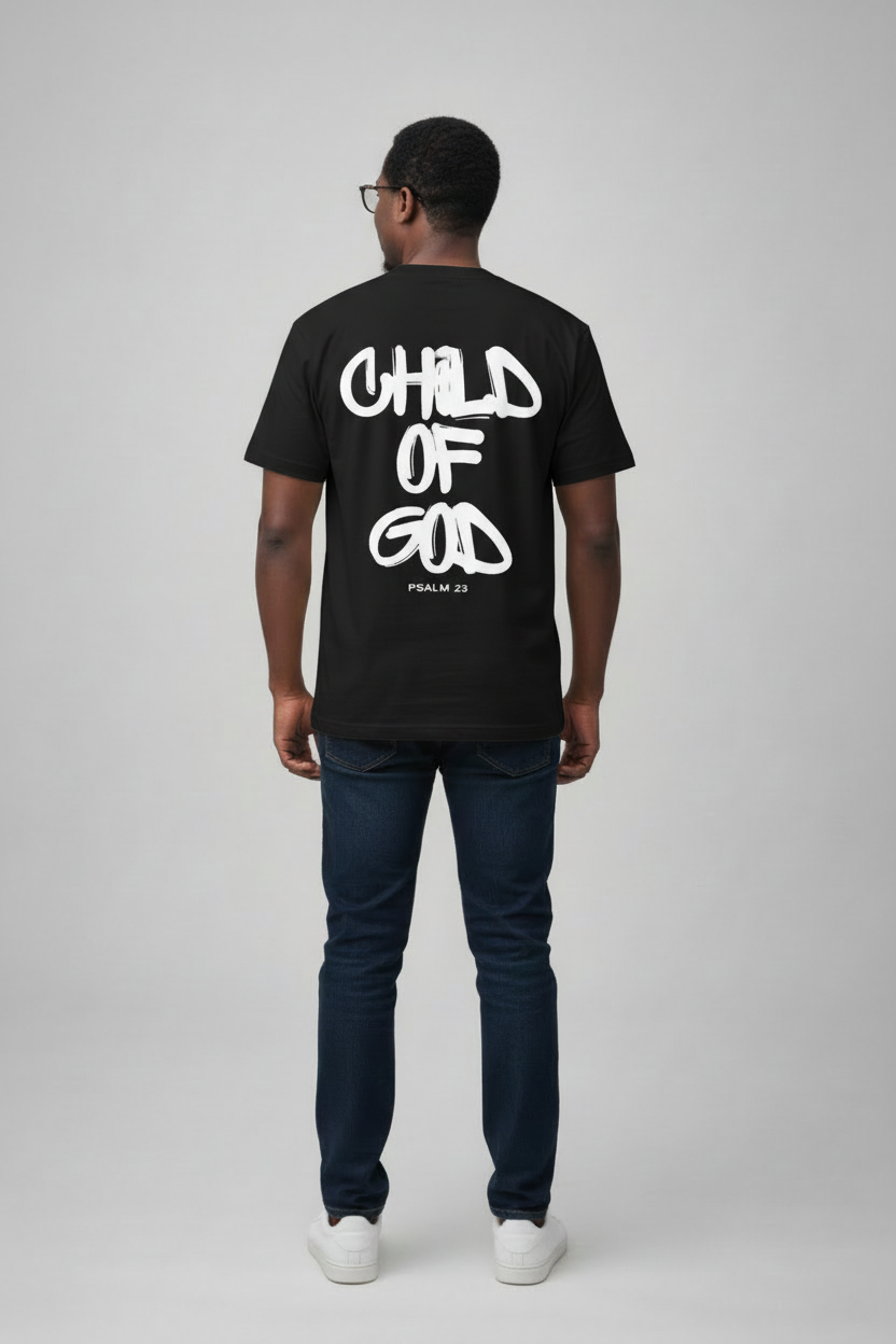 T-shirt noir sur mannequin