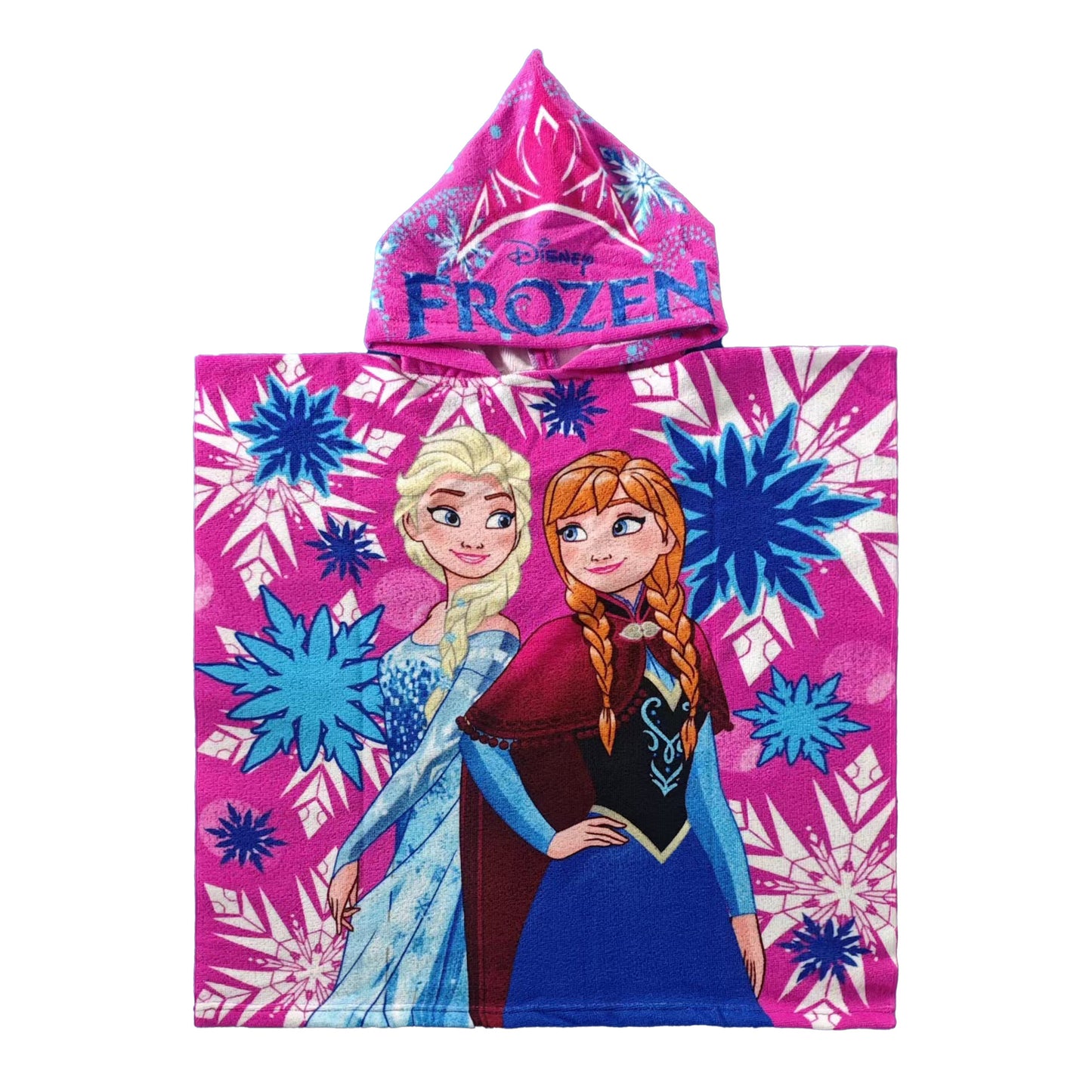 Ultra-fine fiber cartoon printed children's bath towel cape, wearable children's bathrobe, hooded cape, beach towel