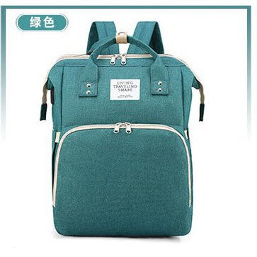 Mummy bag, large-capacity outdoor crib, mother and baby bag, multi-functional mom storage bag, lightweight backpack