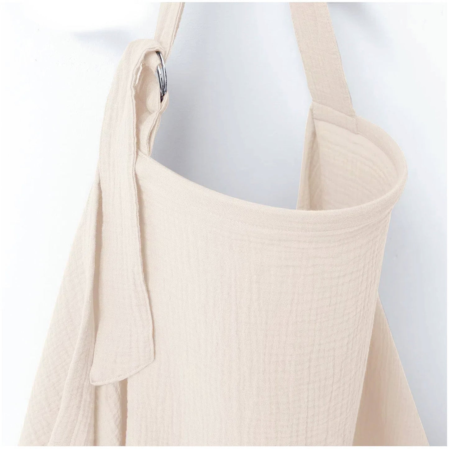 100% pure cotton outdoor feeding cover to prevent exposure, with an outer layer of sensitive fabric, double-layer crepe feeding towel, shawl, and feeding towel