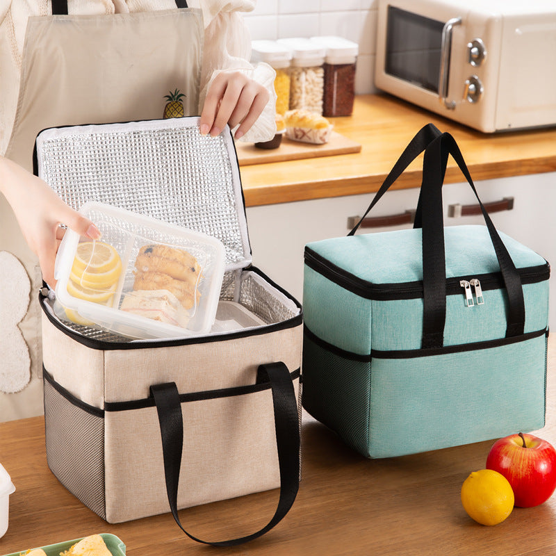 Insulation Bag Lunch Box Handbag Aluminum Foil Thickened Waterproof Lunch Box Bag