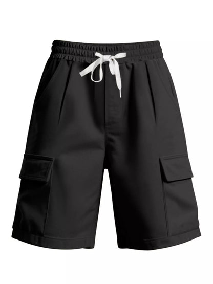 Short cargo à cordon ajustable