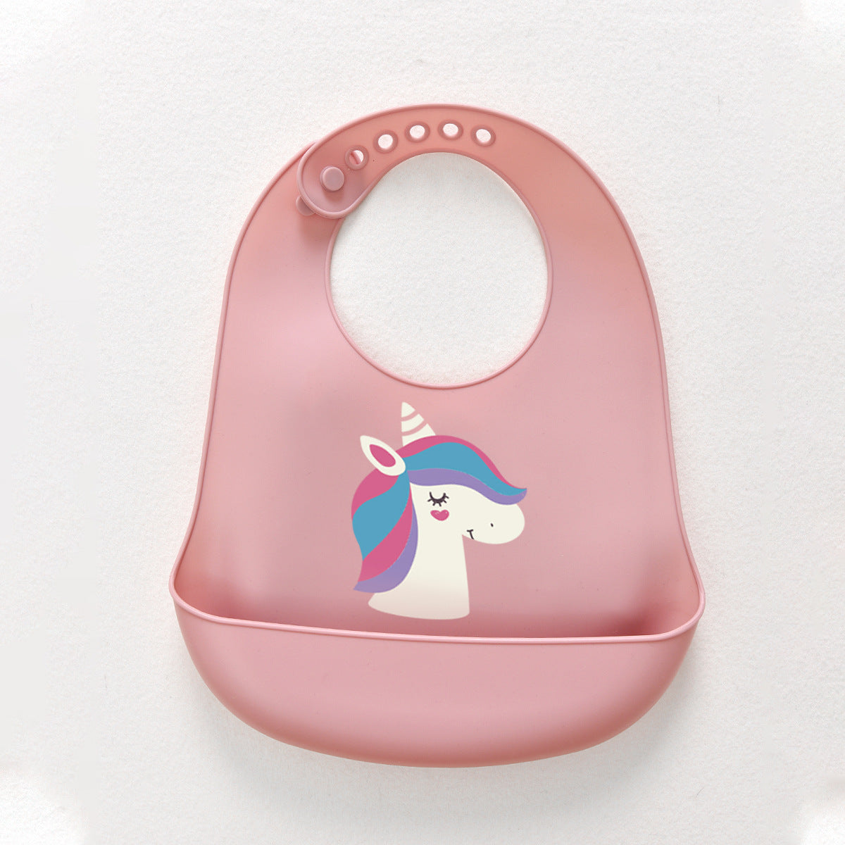 Baby feeding bib anti-silicone supplementary food bib, super soft baby portable children's bib, anti-dirt wonder