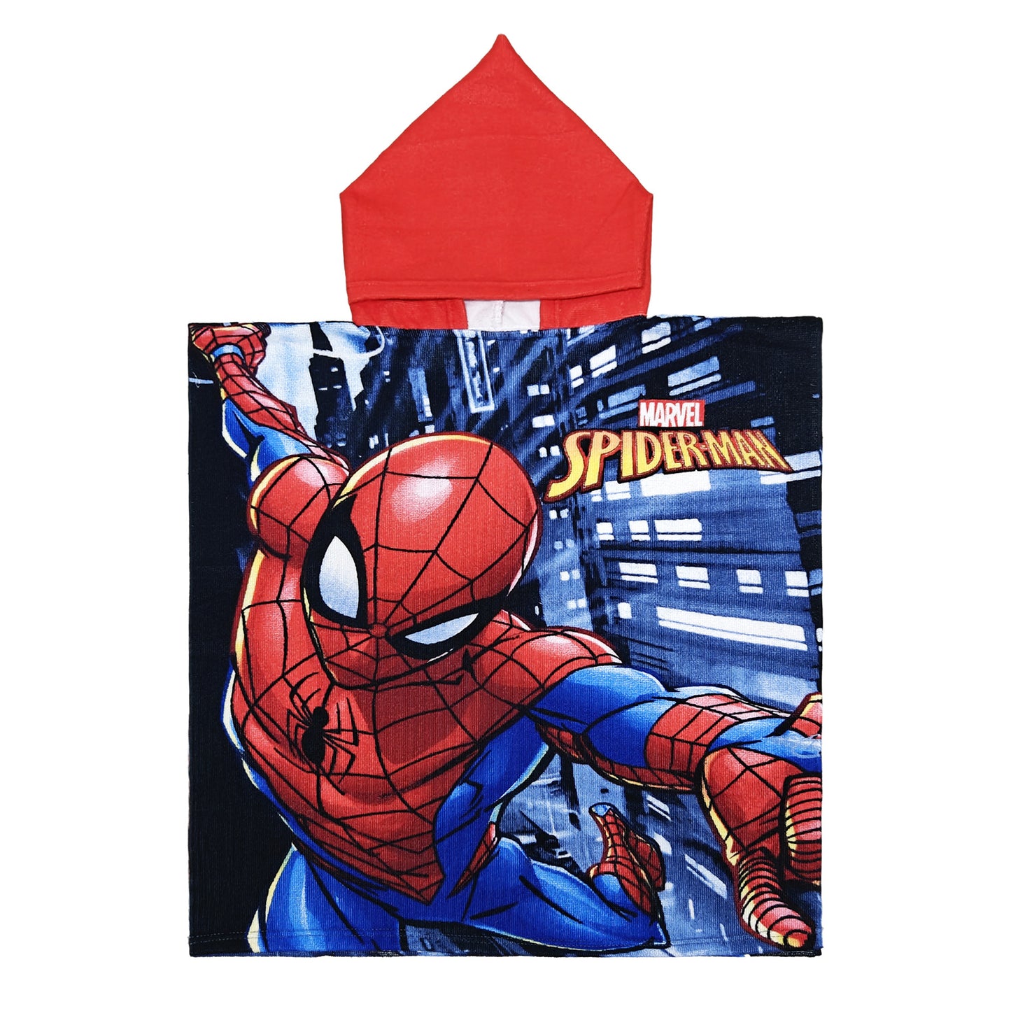 Ultra-fine fiber cartoon printed children's bath towel cape, wearable children's bathrobe, hooded cape, beach towel