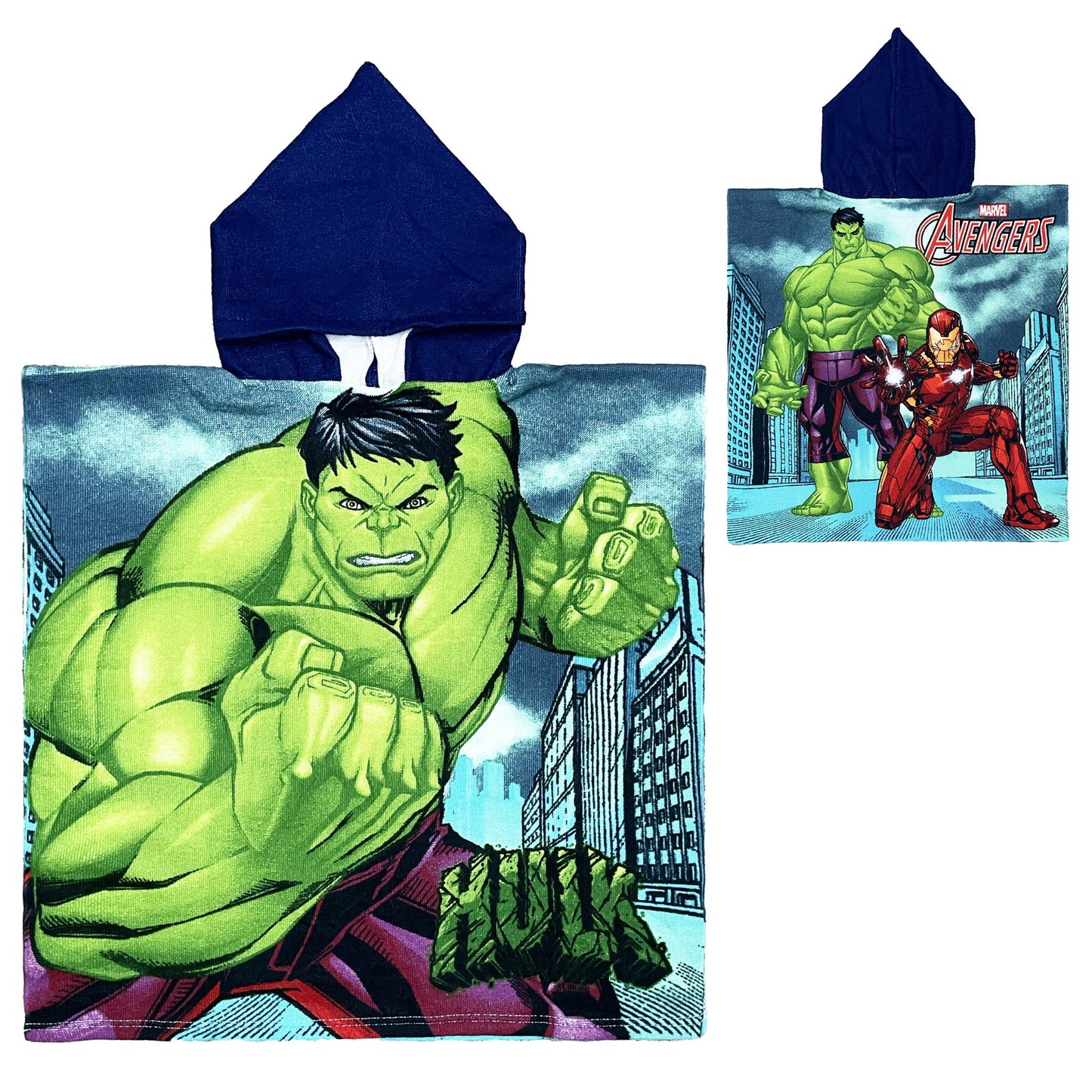 Ultra-fine fiber cartoon printed children's bath towel cape, wearable children's bathrobe, hooded cape, beach towel