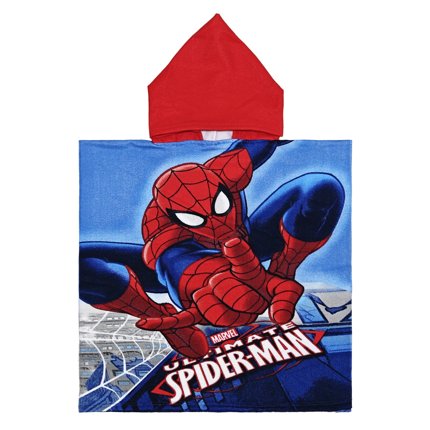 Ultra-fine fiber cartoon printed children's bath towel cape, wearable children's bathrobe, hooded cape, beach towel