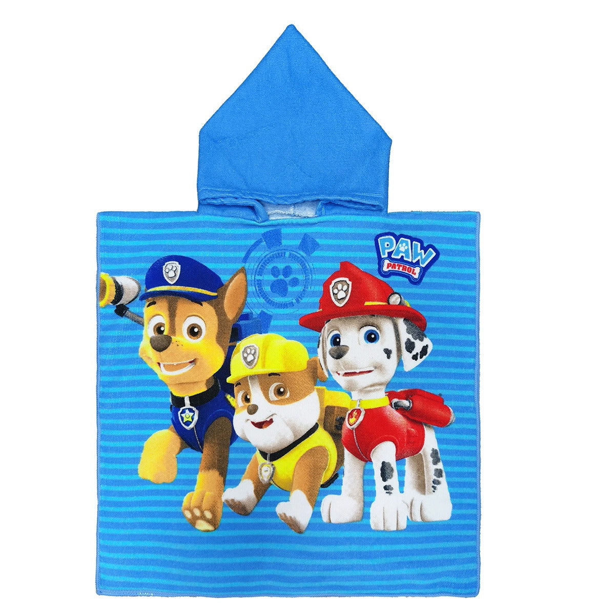 Ultra-fine fiber cartoon printed children's bath towel cape, wearable children's bathrobe, hooded cape, beach towel