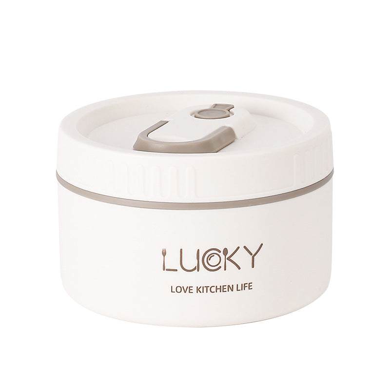 Lunch Box Food-Grade Insulation 304 Stainless Steel Plastic Microwave Oven Special Heatable Lunch Box