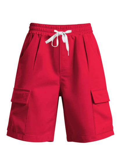 Short cargo à cordon ajustable