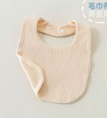Baby drool towel U-shaped bib cotton bib for newborn baby waterproof towel for children double-sided