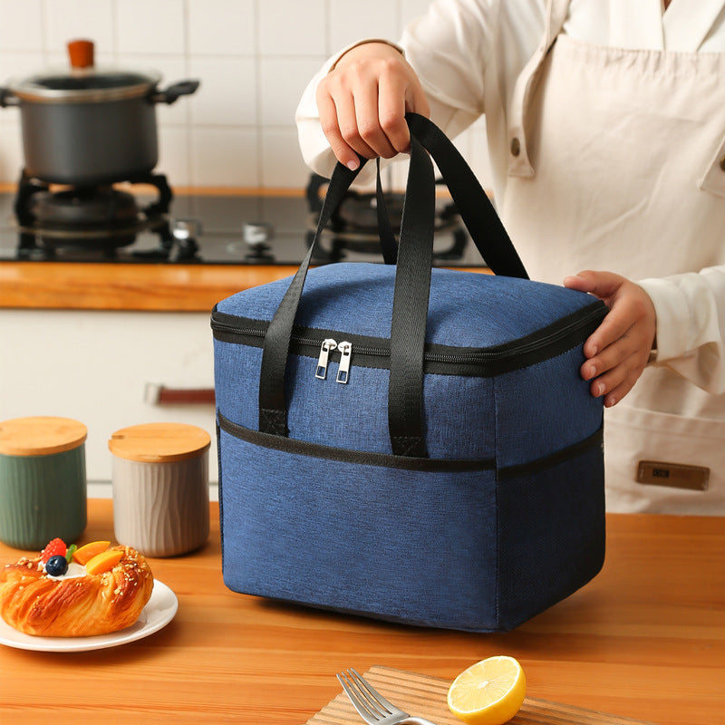 Insulation Bag Lunch Box Handbag Aluminum Foil Thickened Waterproof Lunch Box Bag