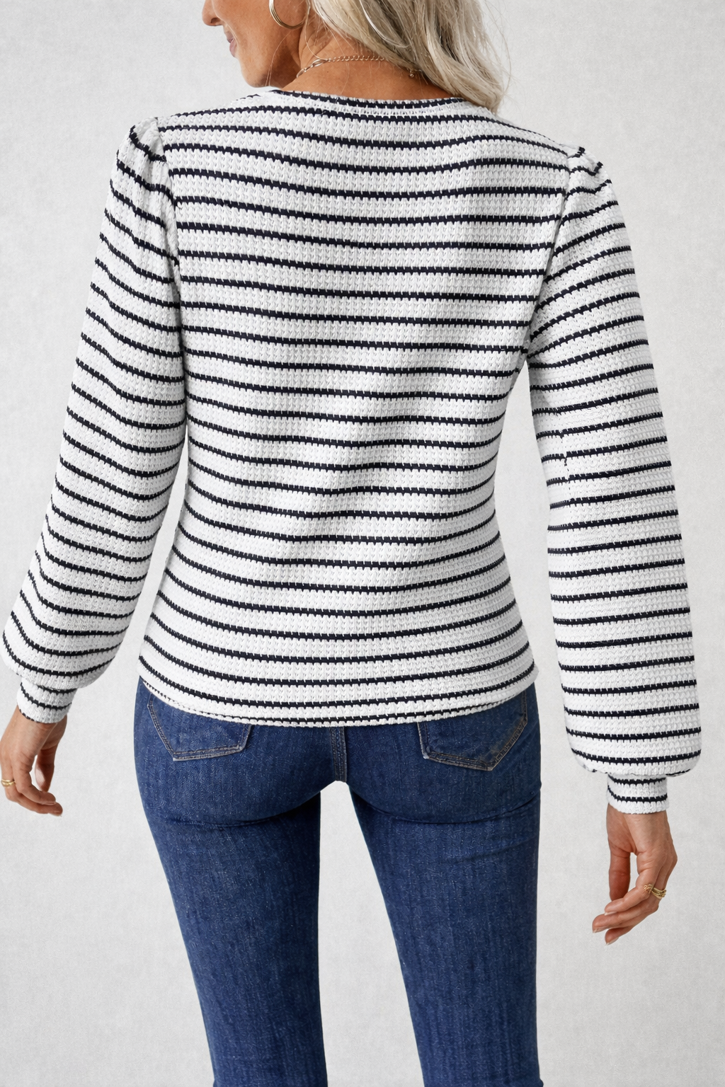 Haut tricot rayé essentiel
