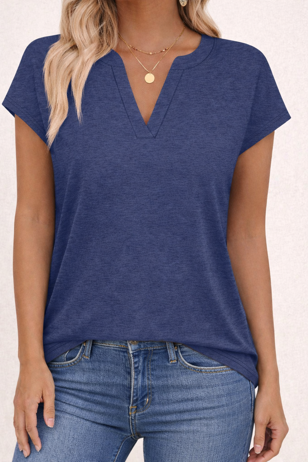 T-shirt col V essentiel