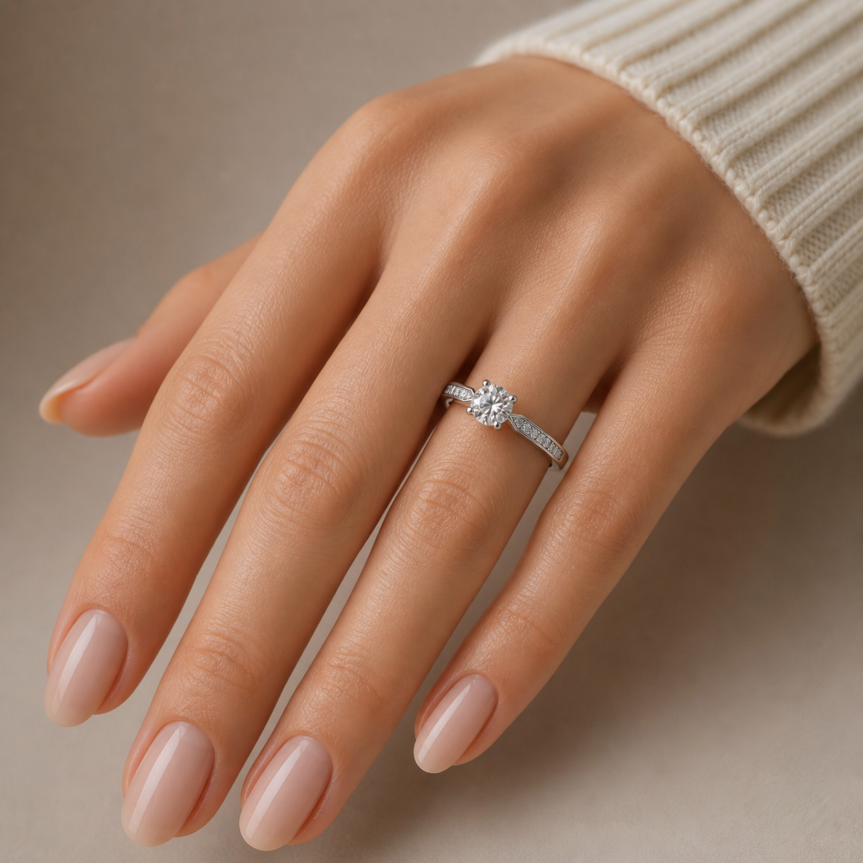 Bague Moissanite Argent 925