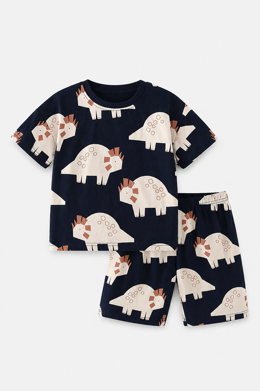Ensemble de pyjama 2 pièces imprimé dinosaures