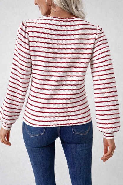 Haut tricot rayé essentiel