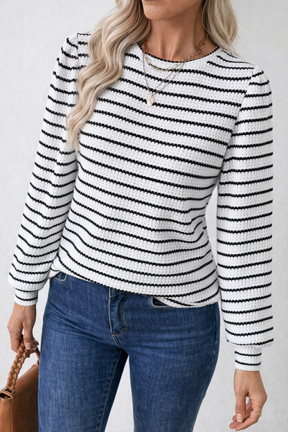 Haut tricot rayé essentiel