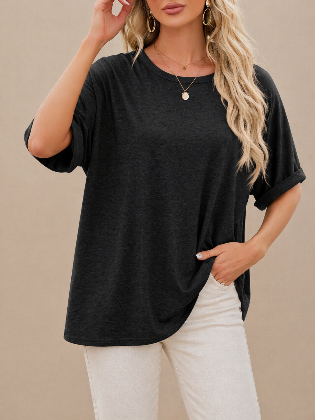 T-shirt oversize essentiel