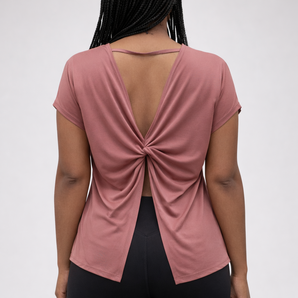 T-shirt Sport Dos Noué
