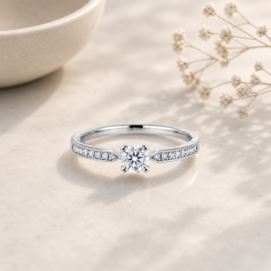 Bague Moissanite Argent 925
