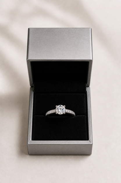 Bague Moissanite Argent 925