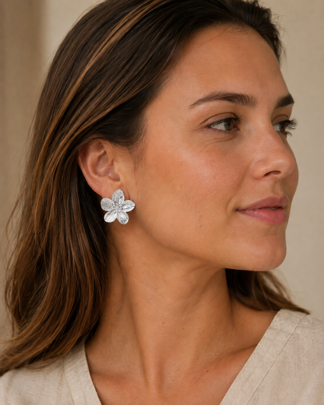 Boucles d’oreilles Fleur Élégance