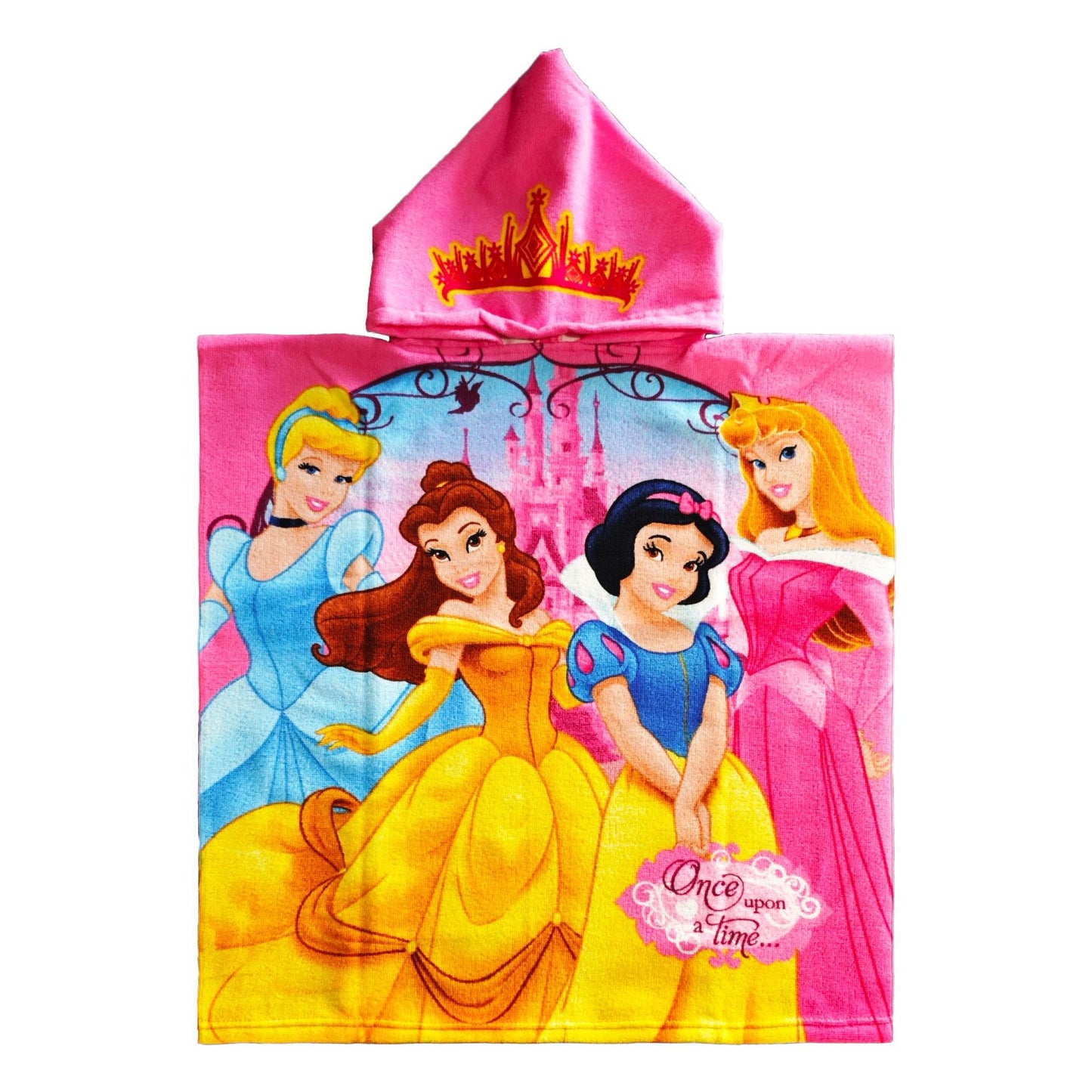 Ultra-fine fiber cartoon printed children's bath towel cape, wearable children's bathrobe, hooded cape, beach towel
