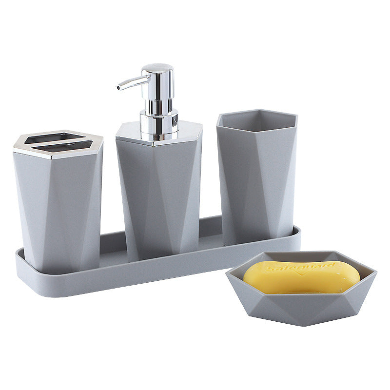 Modern Minimalist Bathroom Accessories Set