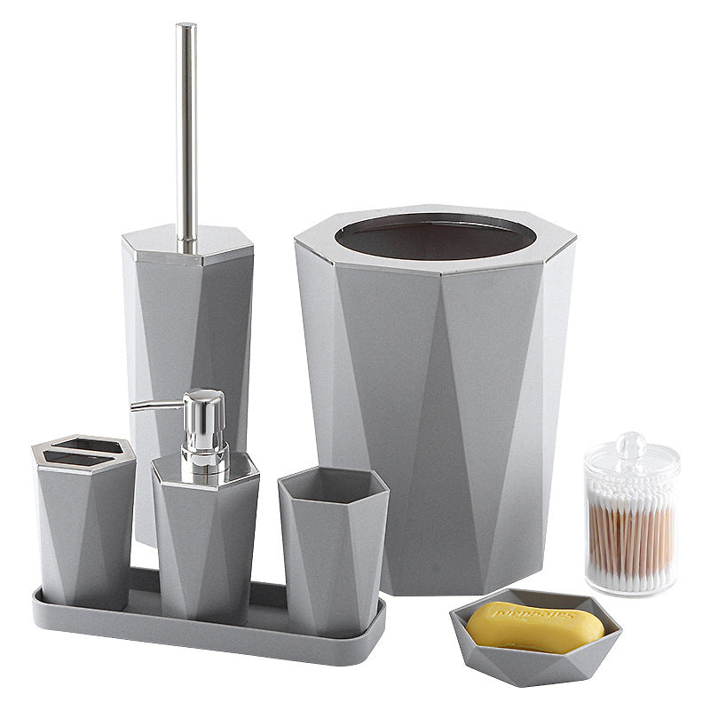 Modern Minimalist Bathroom Accessories Set