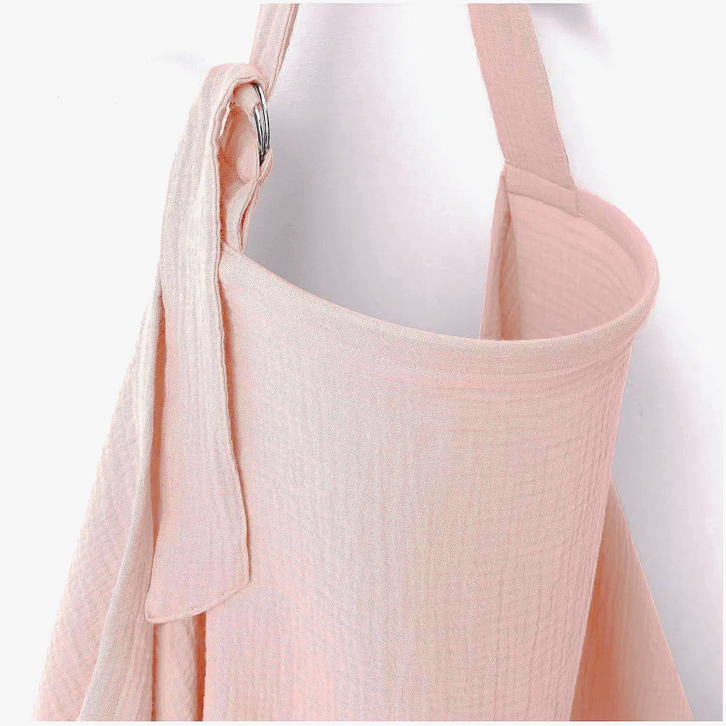 100% pure cotton outdoor feeding cover to prevent exposure, with an outer layer of sensitive fabric, double-layer crepe feeding towel, shawl, and feeding towel