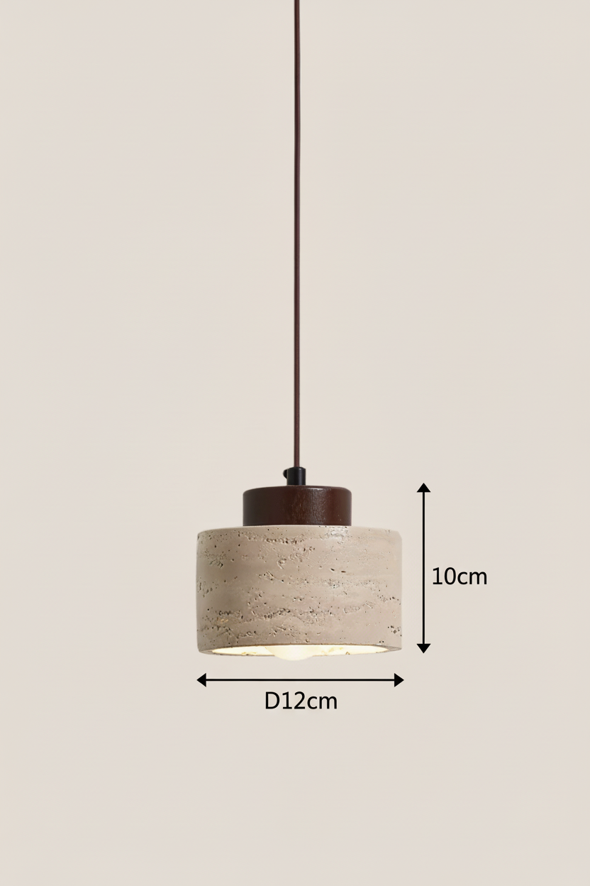 Lampe suspendue avec dimensions en noir