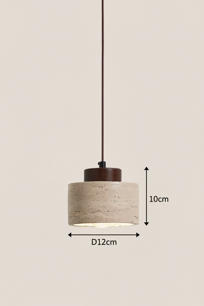 Lampe suspendue avec dimensions en noir
