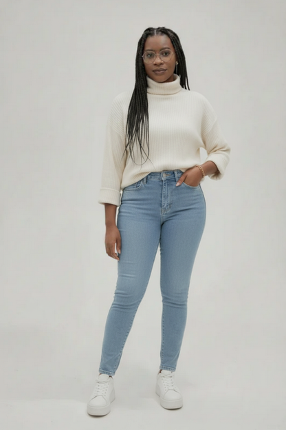 Mannequin avec le jean exact