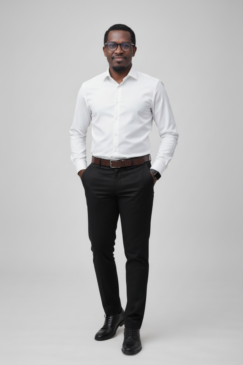 Mannequin avec pantalon noir - visage préservé