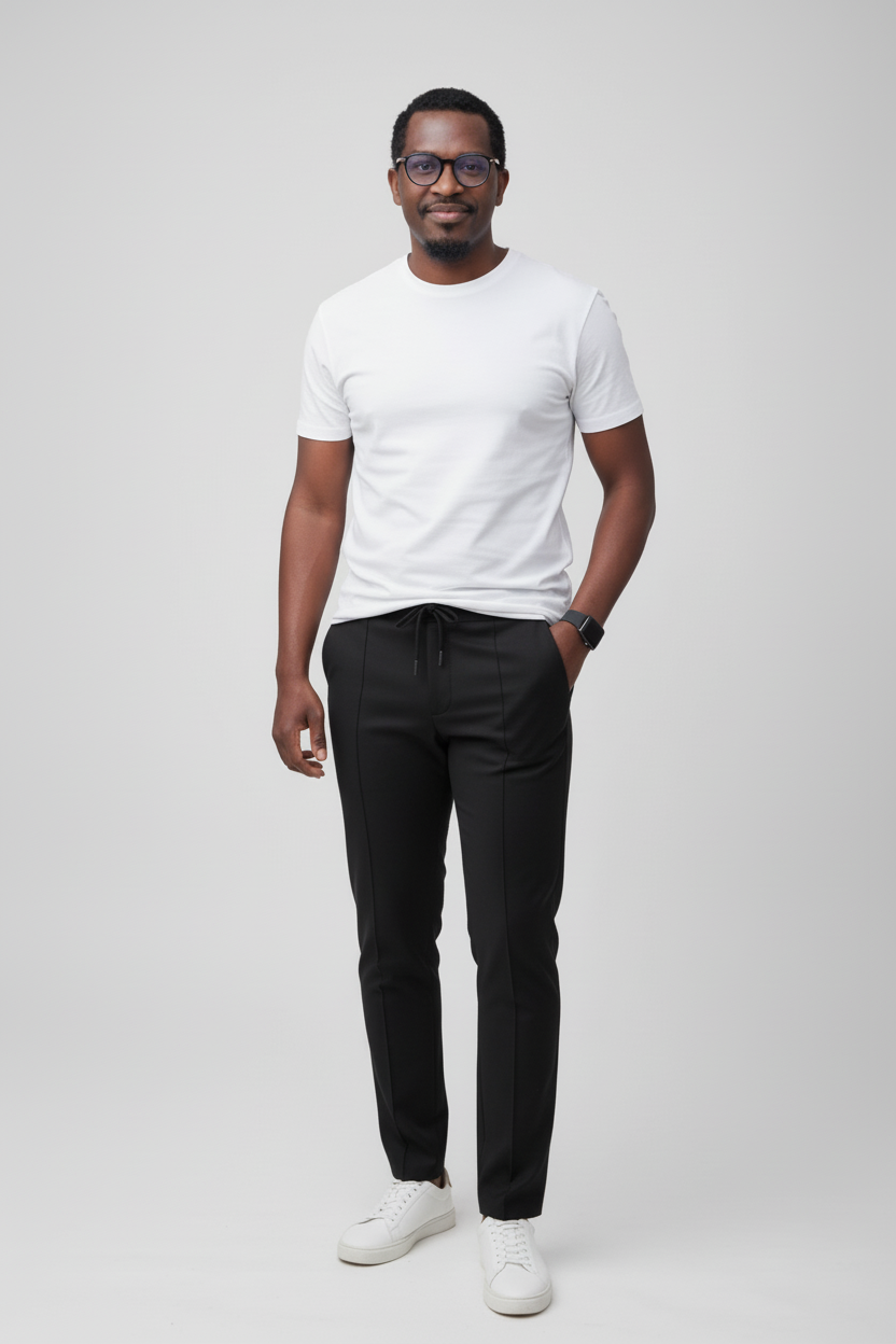 Mannequin avec pantalon noir