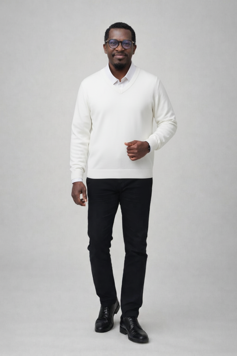 Mannequin avec pull blanc - version corrigée