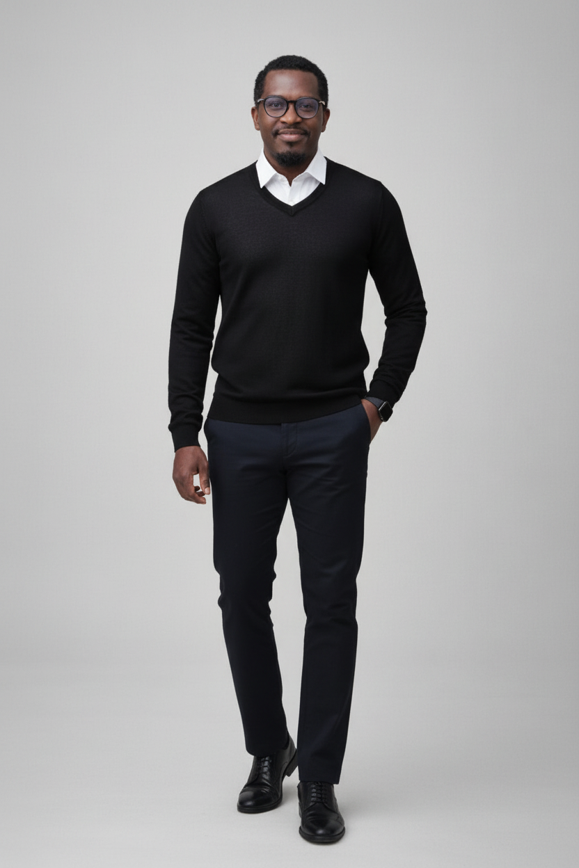 Mannequin avec pull noir - version corrigée