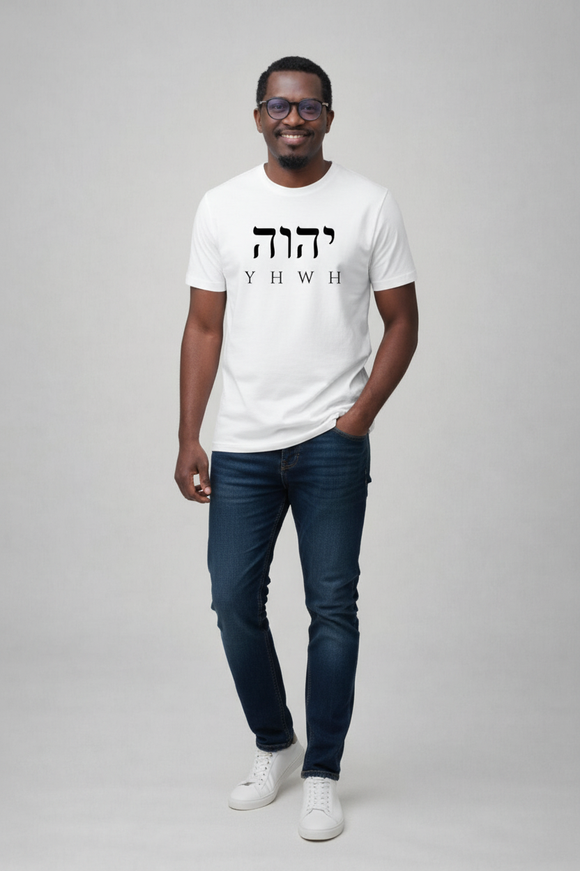 Mannequin avec t-shirt YHWH