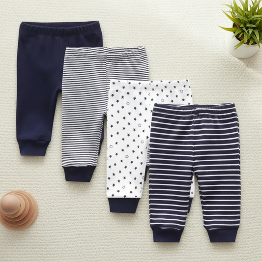 Pantalons bébé avec décor cohérent