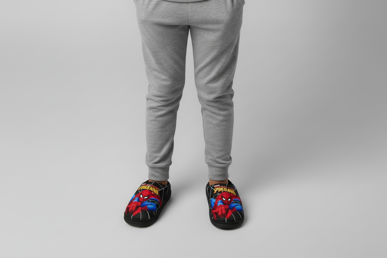 Pantoufles Spider-Man recadrées