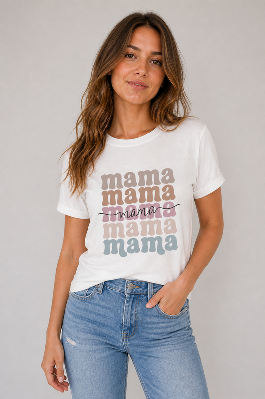 T-shirt Mama Multicolore
