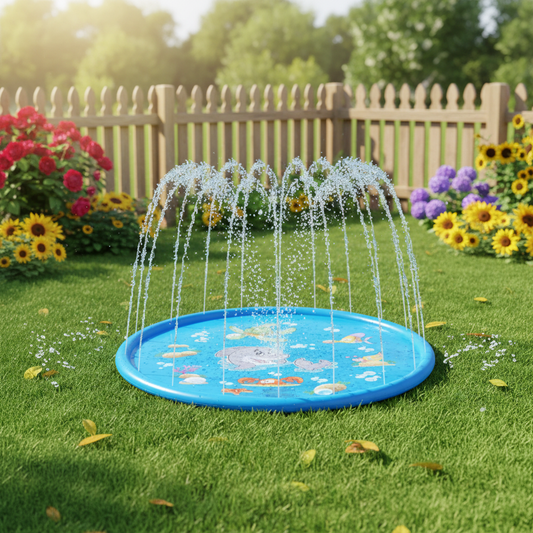 Tapis d'eau avec décor extérieur